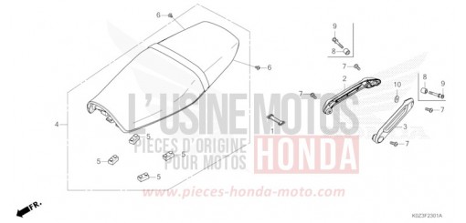 SITZ (CB350RS/GB350S) GB350SS de 2025